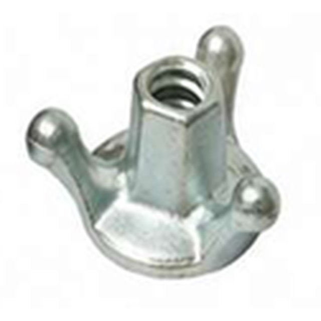 3-Wing Nut Base 80mm — real component photo, SSI manufacturing