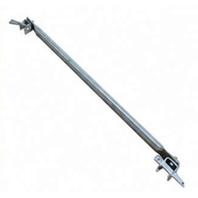 Kwikstage Brace — real component photo, SSI manufacturing