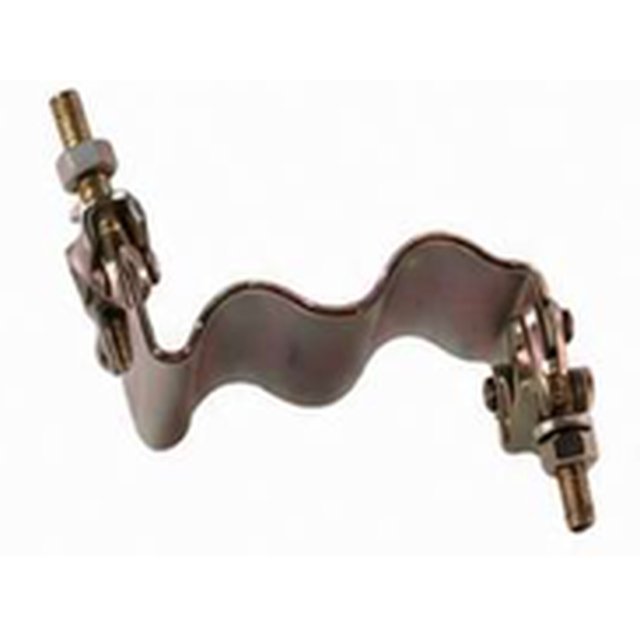 Support Clamp — real component photo, SSI manufacturing